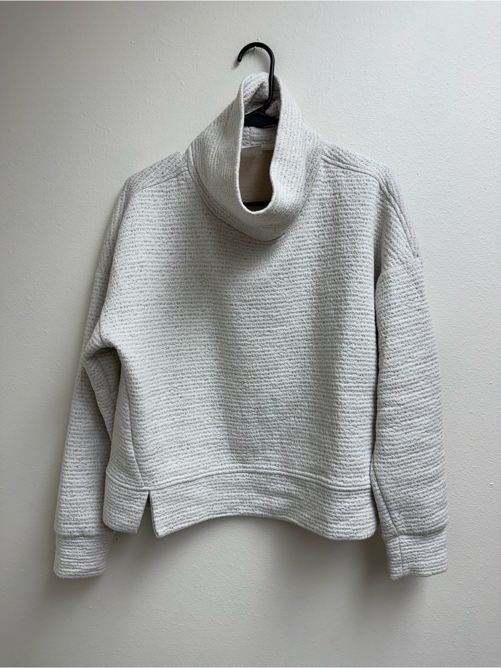 CALIA by Carrie Underwood Cream Cowl Neck Textured Sweater